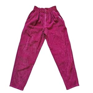 Vintage Cherokee Fuchsia Corduroy Trousers